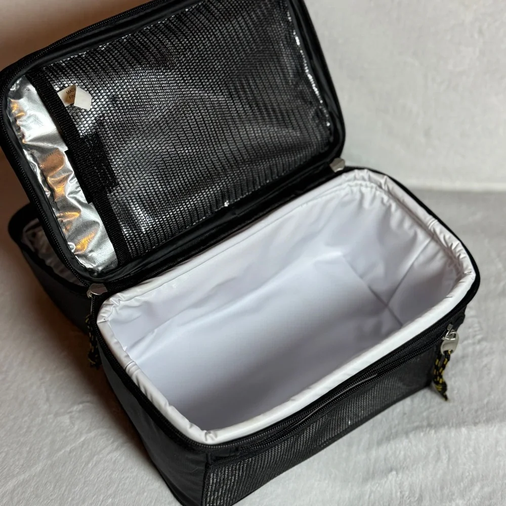 California Innovations Metalic Silver and Black Personal Insulated Lunch Box
